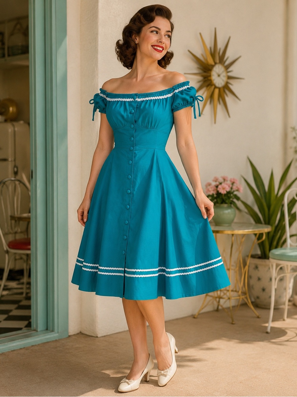 NWT Rockin Bettie 50s Reproduction Sedona Sundress